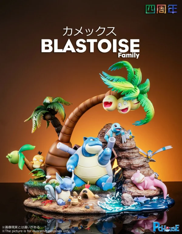 Blastoise Family Pokemon PcHouse Studio 2