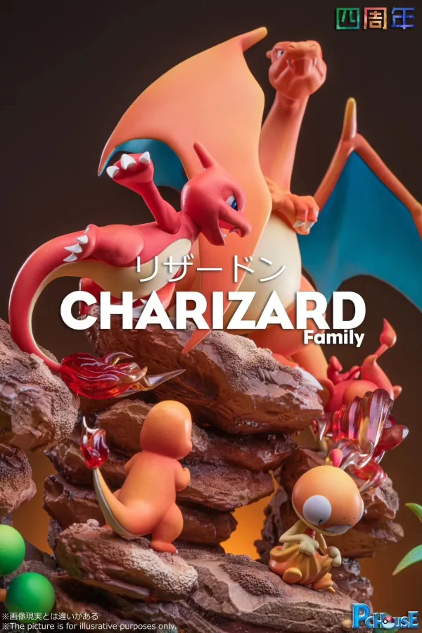 Charizard Family Pokemon PCHouse Studio 3
