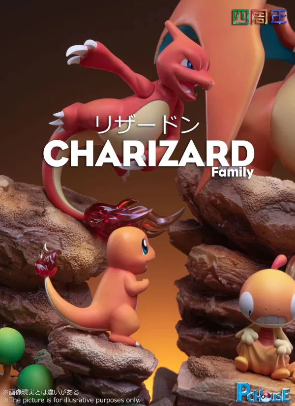 Charizard Family Pokemon PCHouse Studio 4