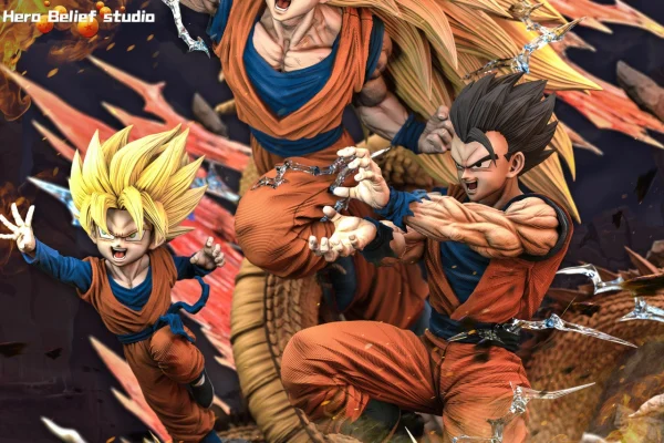 Gathering of Saiyan Son Goku Dragon Ball Hero Belief Studio 3