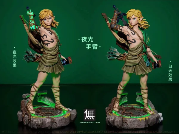 Link with LED The Legend of Zelda Tears of the Kingdom Resin Statue Anonymous Studio 1