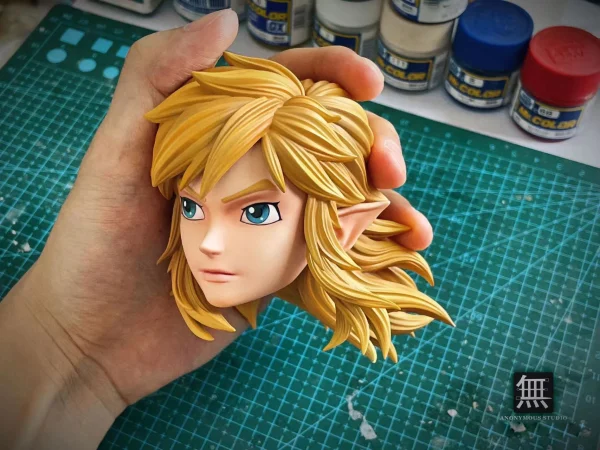 Link with LED The Legend of Zelda Tears of the Kingdom Resin Statue Anonymous Studio 11