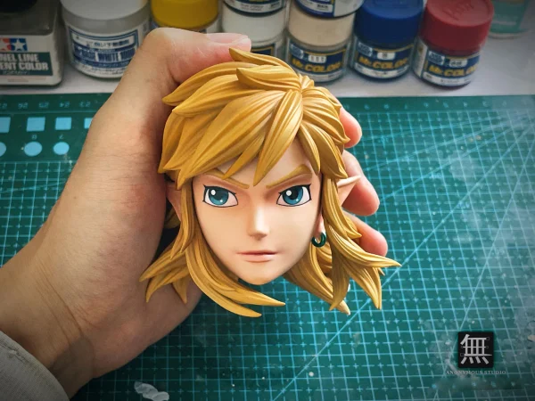 Link with LED The Legend of Zelda Tears of the Kingdom Resin Statue Anonymous Studio 9
