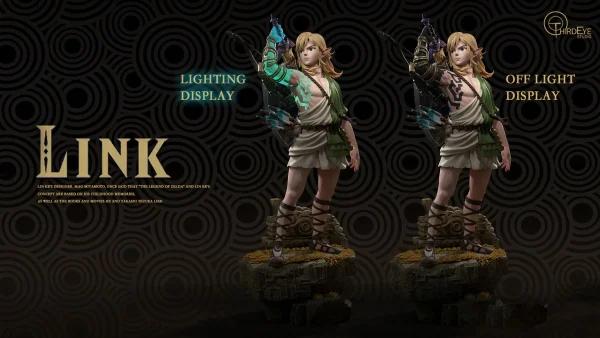 Link with LED The Legend of Zelda Tears of the Kingdom ThirdEye Studio 1
