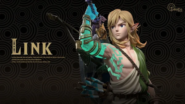 Link with LED The Legend of Zelda Tears of the Kingdom ThirdEye Studio 4