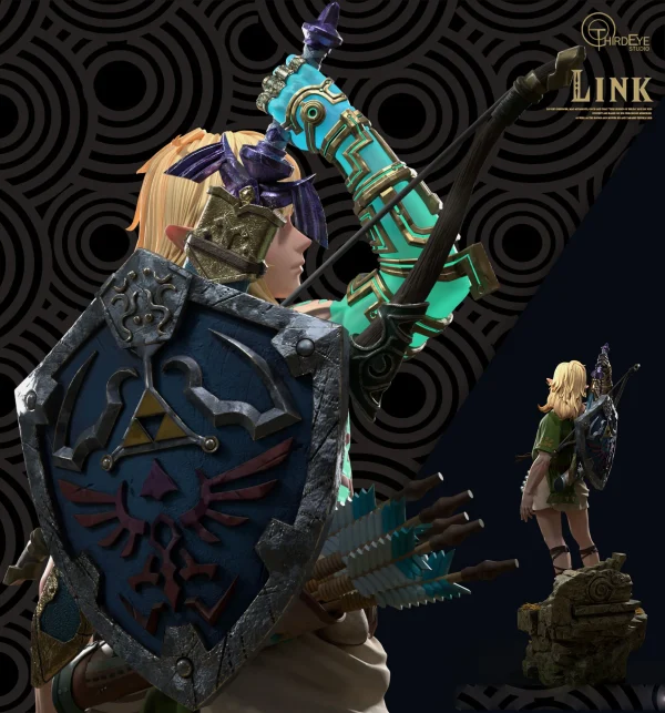 Link with LED The Legend of Zelda Tears of the Kingdom ThirdEye Studio 6