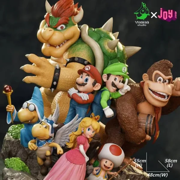 Whole Mario Family Super Mario Bro. Joy Sistion Yhaha Studio 2