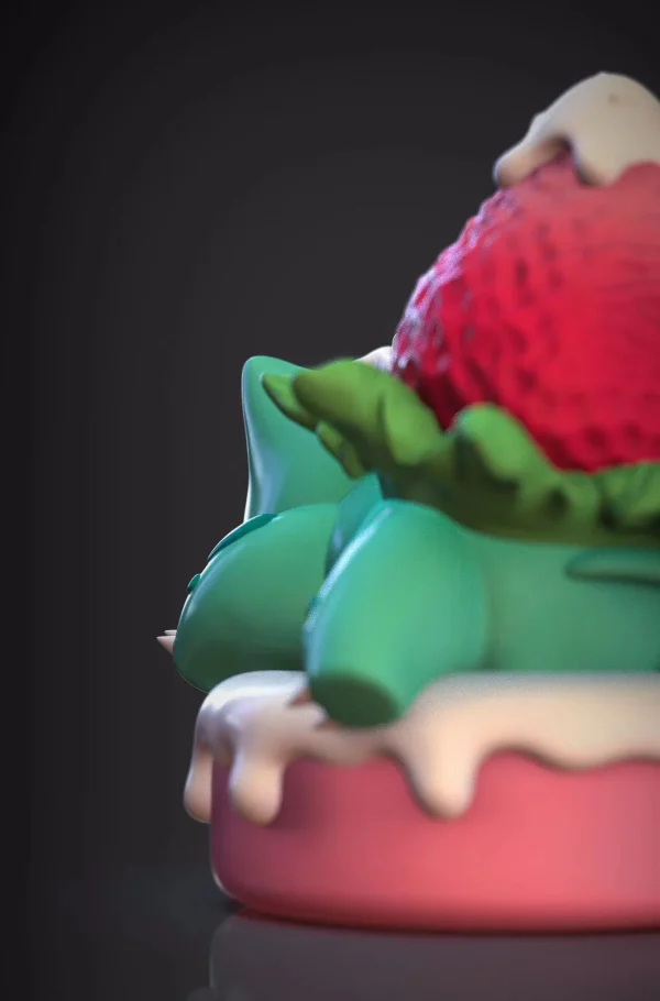 Bulbasaur with Strawberry Pokemon CiYuanKuangXiang Studio 3