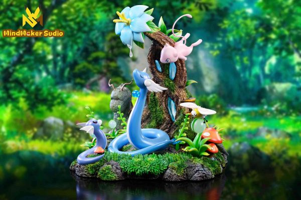 Three Holy Snakes Nature Scene Series Dragon Holy Dragonair – Pokemon – MindMaker Studio 1