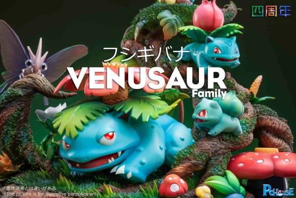 Venusaur Family – Pokemon – PCHouse Studio 1