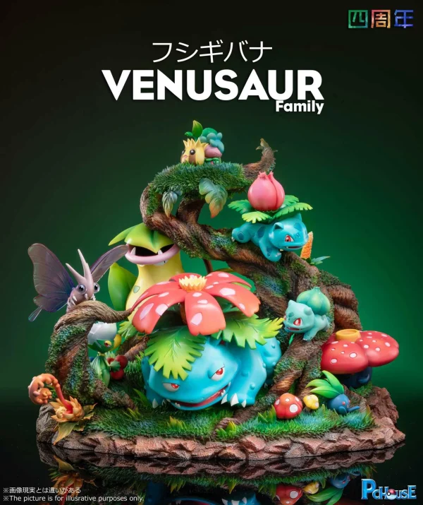 Venusaur Family – Pokemon – PCHouse Studio 2