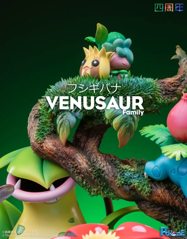 Venusaur Family – Pokemon – PCHouse Studio 3