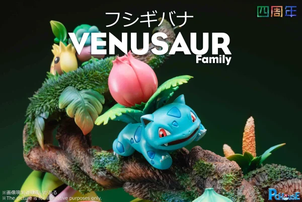 Venusaur Family – Pokemon – PCHouse Studio 5