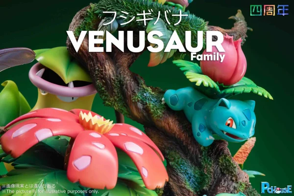Venusaur Family – Pokemon – PCHouse Studio 7