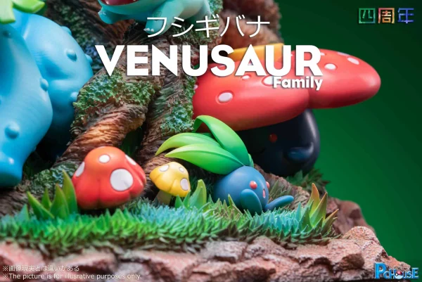 Venusaur Family – Pokemon – PCHouse Studio 8