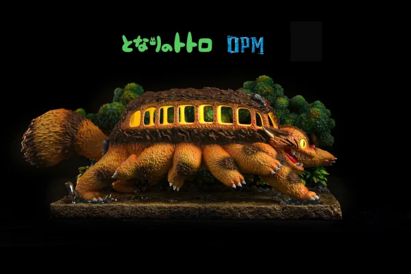 Hayao Miyazaki Desktop Totoro Bus Stop with LED – My Neighbor Totoro – OPM Studio 5