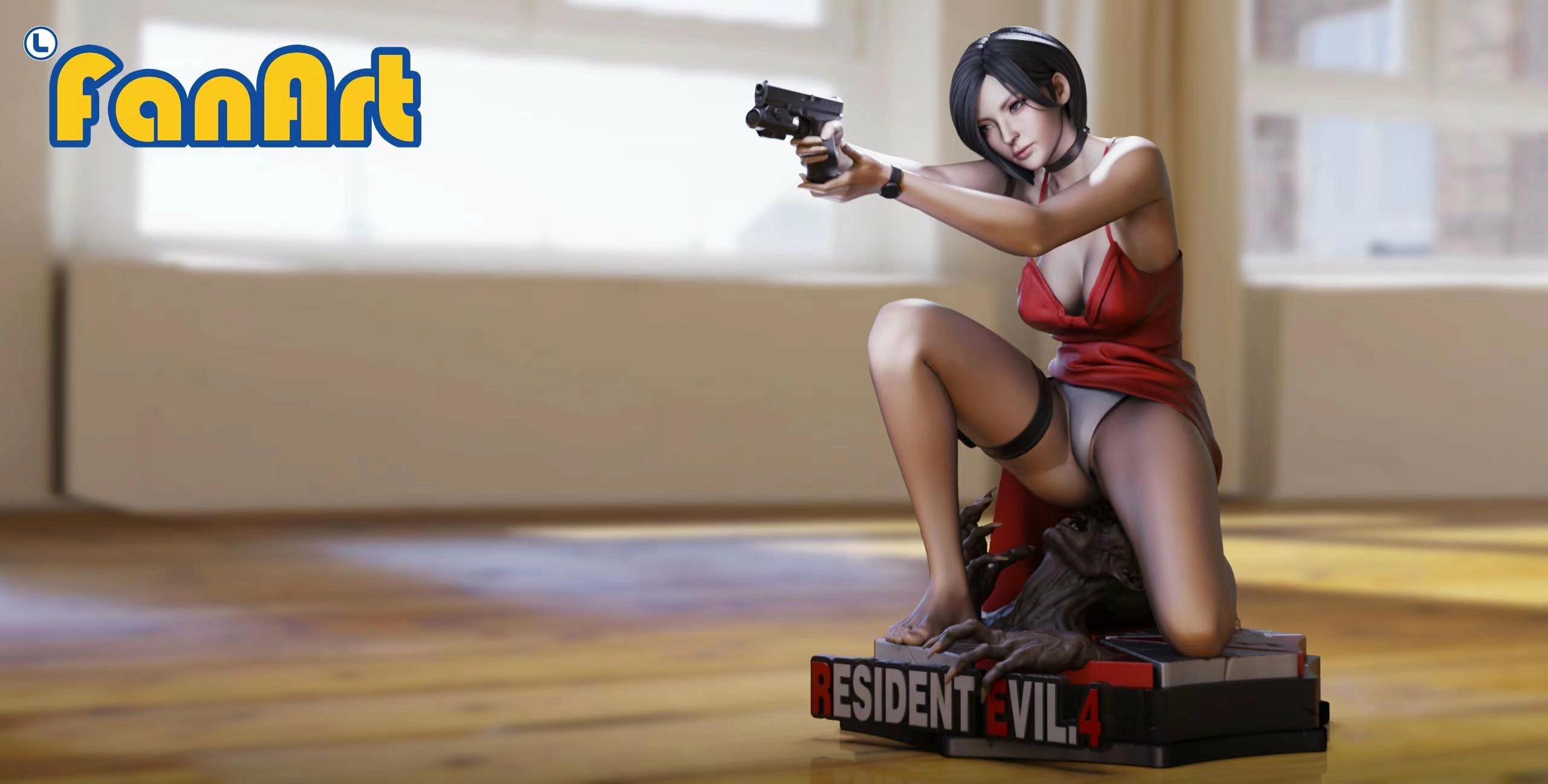 Squatting Ada Wong Remake – Resident Evil 4 – FanArt Studio [Pre-sale] -  Siriusfigure