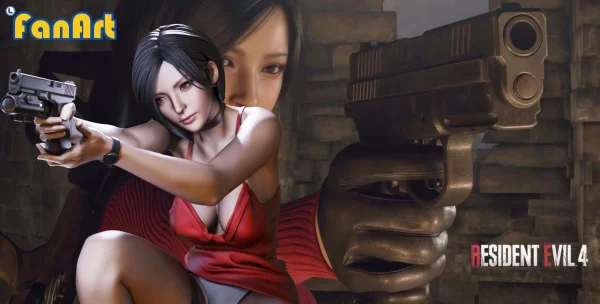 Squatting Ada Wong Remake – Resident Evil 4 – FanArt Studio 4