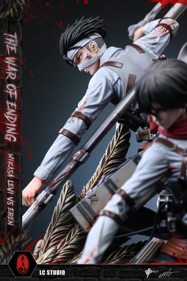 The Final Battle Mikasa·Ackerman & Levi·Ackerman VS The Founding Titan ...