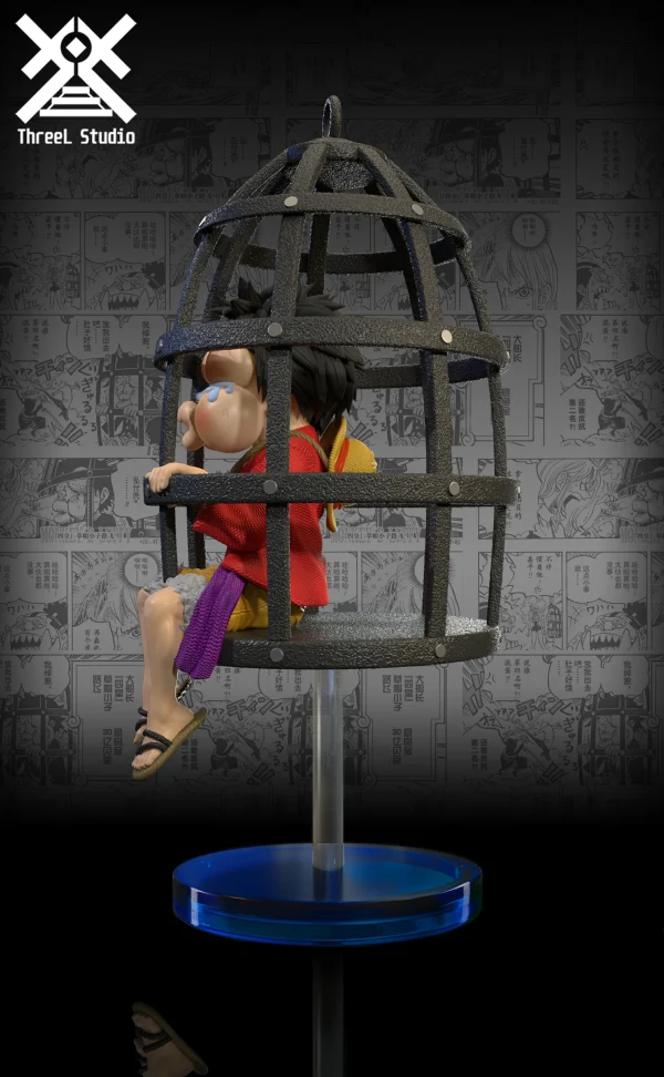 Luffy in the Cage One piece ThreeL Studio 2 scaled