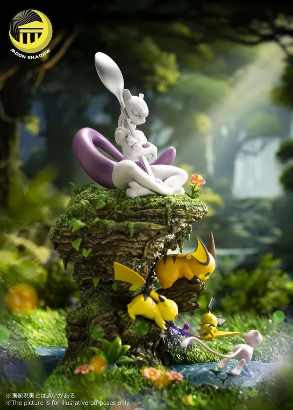 Pikachu Family Mewtwo Mew – Pokemon – Moon shadow Studio 2