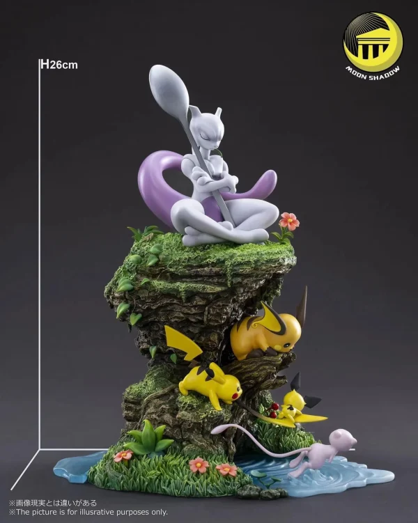 Pikachu Family Mewtwo Mew – Pokemon – Moon shadow Studio 3