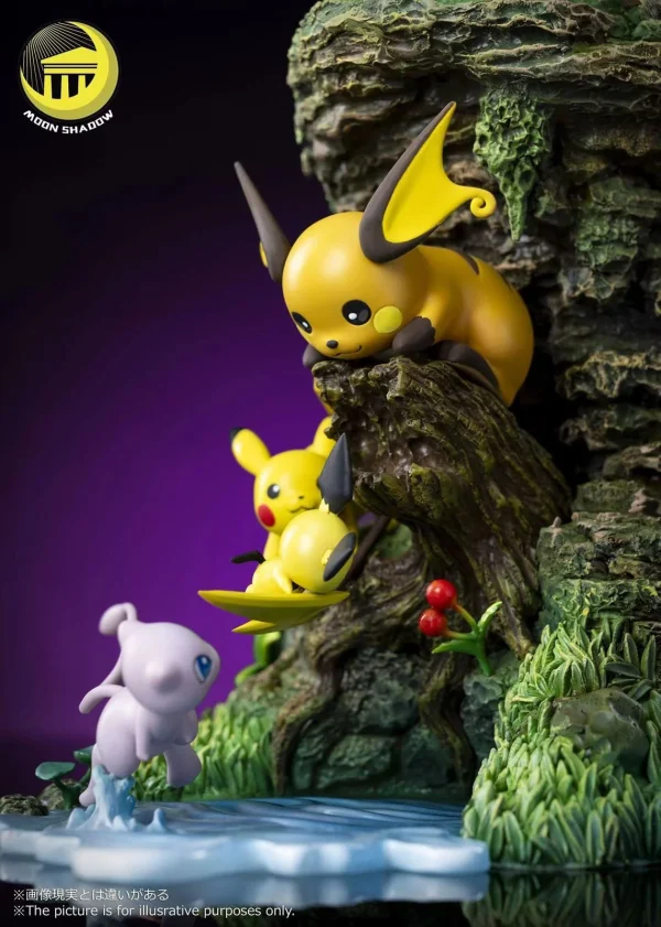 Pikachu Family Mewtwo Mew – Pokemon – Moon shadow Studio 7