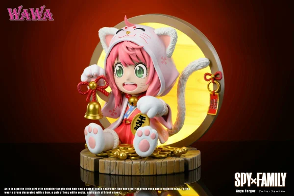 Lucky Cat Cosplay Anya Forger with LED – SPY X FAMILY – WAWA Studio 3