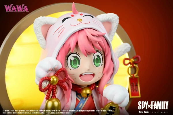 Lucky Cat Cosplay Anya Forger with LED – SPY X FAMILY – WAWA Studio 4
