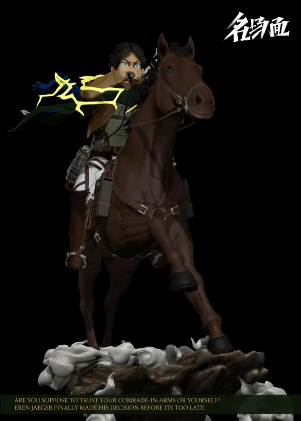 Horse Riding Eren Attack on Titan Typical Scene Studio 10