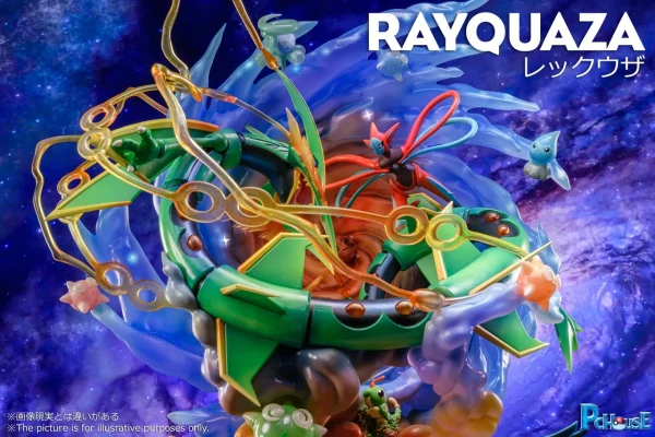 Sky Battle Rayquaza Pokemon PC House Studio 5