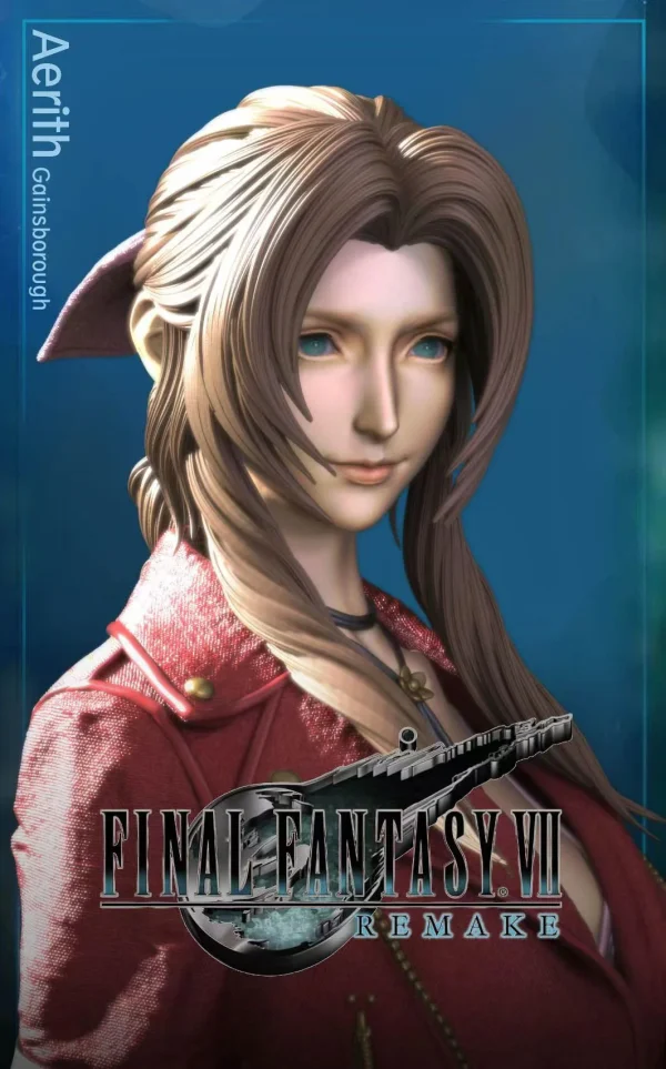 Aerith Gainsborough Final Fantasy VII FanArt Studio 5