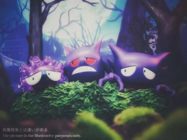 Grass Trio Ver. Gengar Family – Pokemon – sun Studio 3