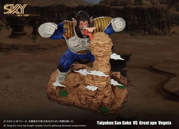 Great Ape Vegeta VS Taiyoken Son Goku Dragon Ball Sky Top Studio 1
