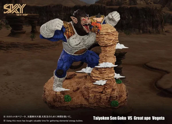 Great Ape Vegeta VS Taiyoken Son Goku Dragon Ball Sky Top Studio 2