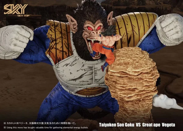 Great Ape Vegeta VS Taiyoken Son Goku Dragon Ball Sky Top Studio 3