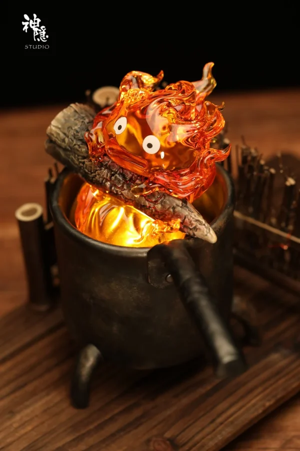 Meet Series Fire in Heart Calcifer with LED – Howls Moving Castle – ShenYin Studio 3