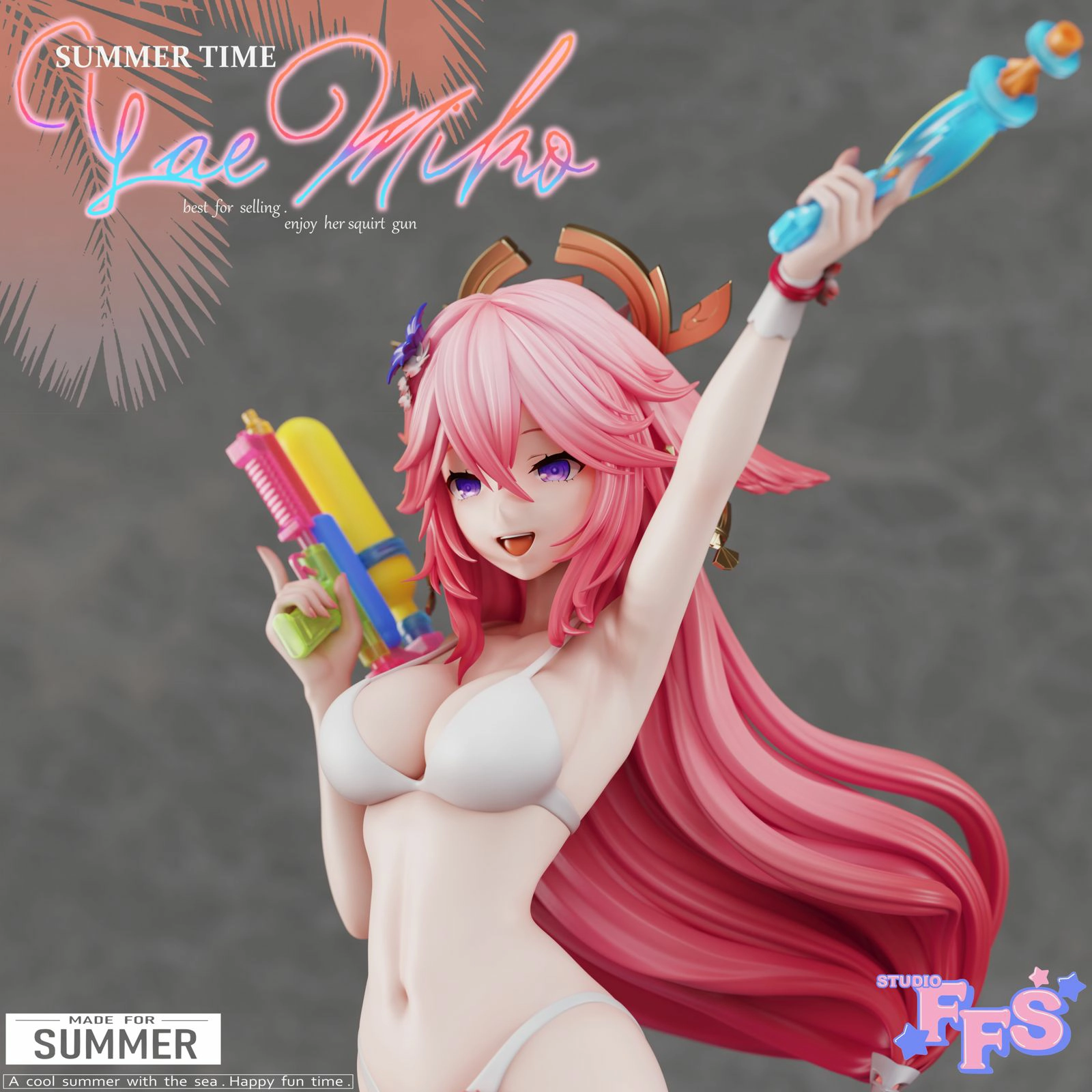 Swimsuit Ver. Yae Miko & Raiden Shogun – Genshin Impact – FFS Studio  [Pre-sale] - Siriusfigure