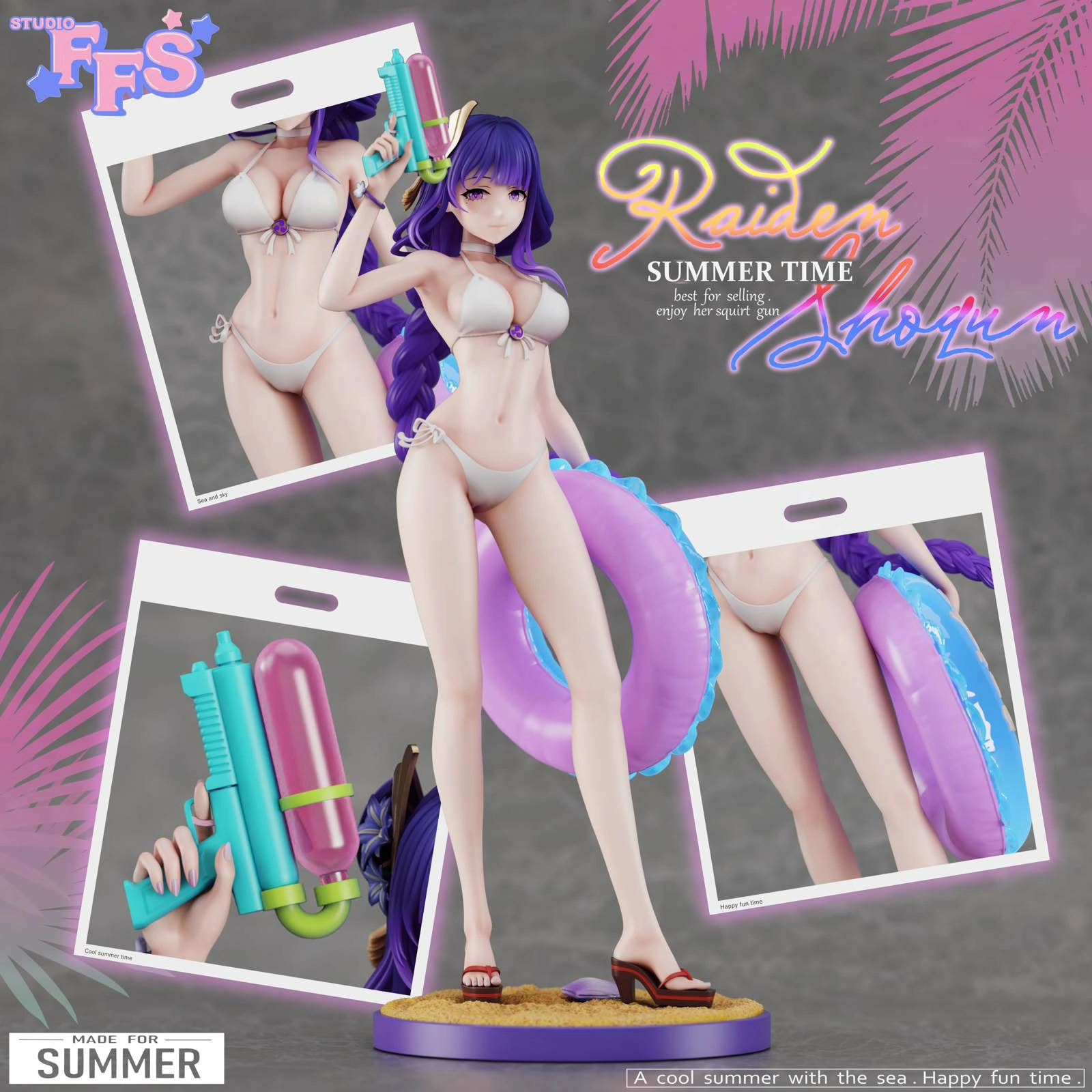 Swimsuit Ver. Yae Miko & Raiden Shogun – Genshin Impact – FFS Studio  [Pre-sale] - Siriusfigure