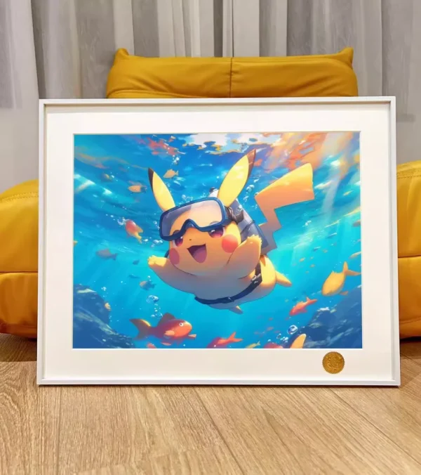 Decorative Painting of Pikachu Pokemon XingKong Studio 1