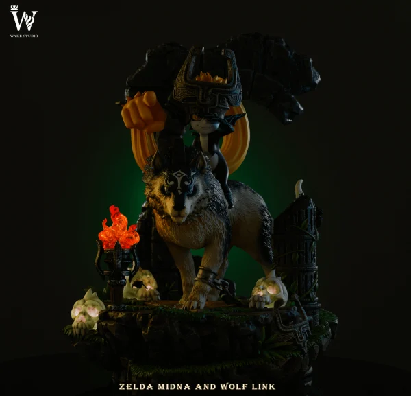 Link and midna The Legend of Zelda Wake Studio 10