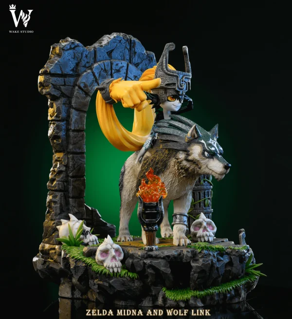 Link and midna The Legend of Zelda Wake Studio 3