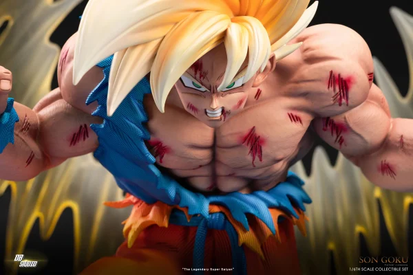 Super Saiyan 1 Son Goku with LED Dragon Ball DB Studio 5 scaled