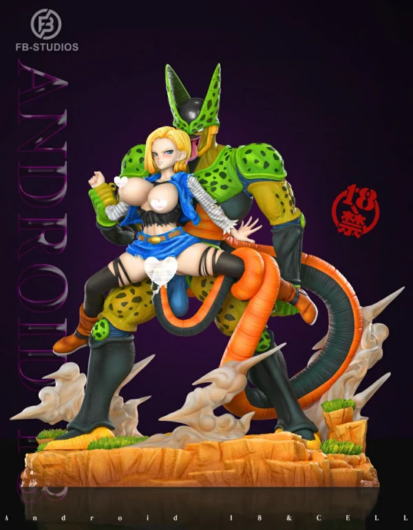 Android 18 Cell Dragon Ball FB Studio 1