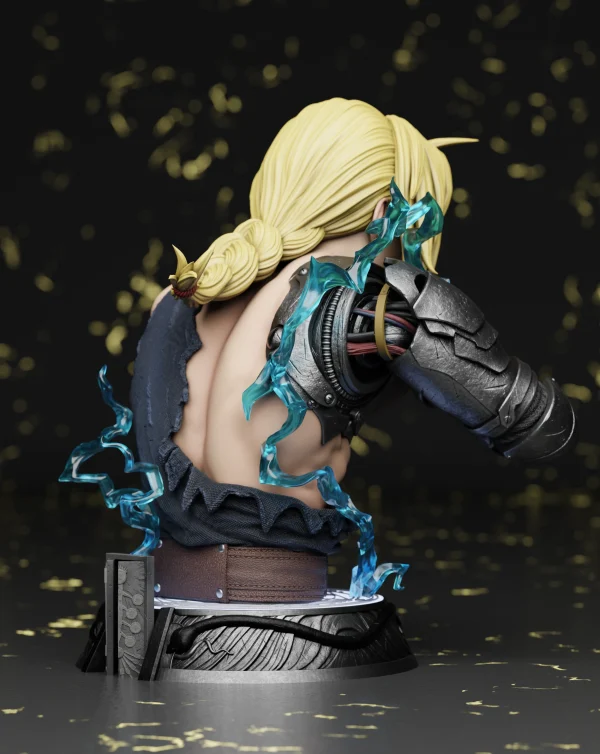 Bust of Brotherhood Edward Elric - Fullmetal Alchemist - Zenkai Studio [Pre-sale] - Image 4