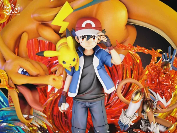 Graduation Statue Series 001 Ash Ketchum with LED – Pokemon – EMO 2