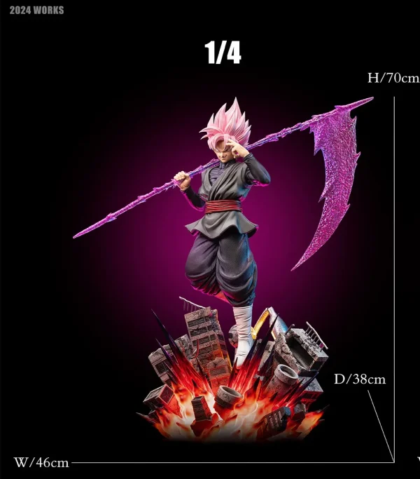 Super Saiyan Rose with LED Dragon Ball Du Studio 8