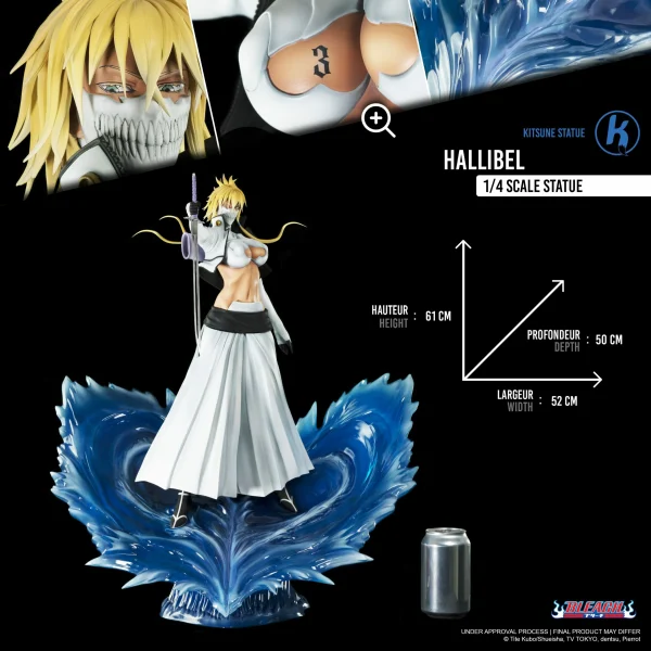 Tres 3rd Espada Tier Harribel – Bleach – Kitsune Statue 1