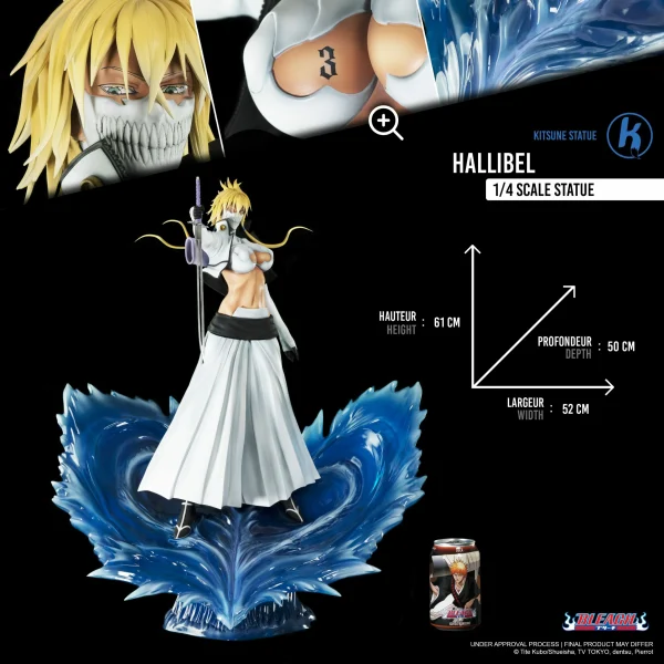 Tres 3rd Espada Tier Harribel – Bleach – Kitsune Statue 2