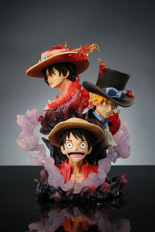 Bust of Luffy Sabo Ace One piece FengYun Studio 1